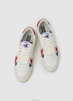 ⁦גברים 4N8XB1172 Pepe Jeans אָדוֹם נעלי ספורט משולבות וינטג 'קורה⁩ – תמונה ⁦2⁩