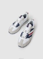 ⁦גברים 4N8XB1173 Pepe Jeans לבן נעלי ספורט משולבות לאומנה⁩ – תמונה ⁦2⁩