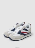 ⁦גברים 4N8XB1173 Pepe Jeans לבן נעלי ספורט משולבות לאומנה⁩ – תמונה ⁦3⁩