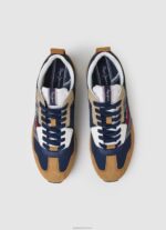 ⁦גברים 4N8XB1174 Pepe Jeans טַבָּק נעלי ספורט משולבות לאומנה⁩ – תמונה ⁦3⁩