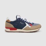 גברים 4N8XB1175 Pepe Jeans ג'ינס כהה נעלי ספורט משולבות של brit man