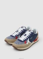 ⁦גברים 4N8XB1175 Pepe Jeans ג'ינס כהה נעלי ספורט משולבות של brit man⁩ – תמונה ⁦3⁩