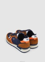 ⁦גברים 4N8XB1176 Pepe Jeans קוניאק נעלי ספורט רטרו של brit man studio⁩ – תמונה ⁦4⁩