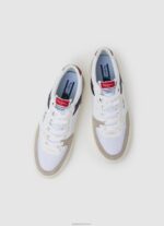 ⁦גברים 4N8XB1177 Pepe Jeans לבן נעלי ספורט משולבות Kenton master⁩ – תמונה ⁦2⁩