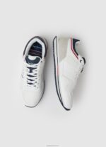 ⁦גברים 4N8XB1178 Pepe Jeans לבן נעלי ספורט משולבות למועדון טיולים⁩ – תמונה ⁦2⁩