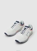 ⁦גברים 4N8XB1178 Pepe Jeans לבן נעלי ספורט משולבות למועדון טיולים⁩ – תמונה ⁦3⁩