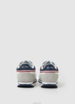⁦גברים 4N8XB1178 Pepe Jeans לבן נעלי ספורט משולבות למועדון טיולים⁩ – תמונה ⁦4⁩