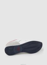 ⁦גברים 4N8XB1178 Pepe Jeans לבן נעלי ספורט משולבות למועדון טיולים⁩ – תמונה ⁦5⁩