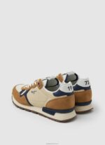 ⁦גברים 4N8XB1179 Pepe Jeans טַבָּק נעלי ספורט משולבות בריט⁩ – תמונה ⁦5⁩