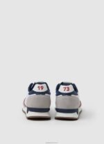 ⁦גברים 4N8XB1182 Pepe Jeans לבן נעלי ספורט משולבות בריט⁩ – תמונה ⁦5⁩
