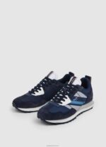⁦גברים 4N8XB1184 Pepe Jeans חיל הים נעלי ספורט משולבות לאומנה⁩ – תמונה ⁦2⁩