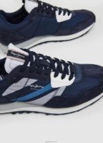 ⁦גברים 4N8XB1184 Pepe Jeans חיל הים נעלי ספורט משולבות לאומנה⁩ – תמונה ⁦5⁩