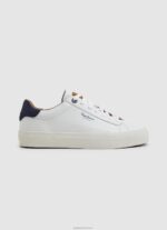 ⁦גברים 4N8XB1186 Pepe Jeans לבן נעלי ספורט מקוריות מעור יוגי⁩ – תמונה ⁦2⁩