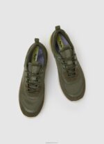 ⁦גברים 4N8XB1187 Pepe Jeans ירוק חאקי נעלי ספורט משולבות של jay pro⁩ – תמונה ⁦2⁩