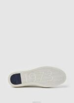 ⁦גברים 4N8XB1190 Pepe Jeans לבן נעלי ספורט גרביים מעור יוגי⁩ – תמונה ⁦5⁩