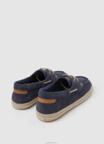 ⁦גברים 4N8XB1193 Pepe Jeans אוקיינוס נעלי ספורט סירה זמש⁩ – תמונה ⁦4⁩