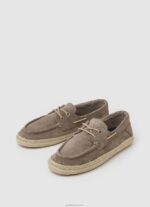 ⁦גברים 4N8XB1194 Pepe Jeans אבן שחורה נעלי ספורט סירה זמש⁩ – תמונה ⁦3⁩