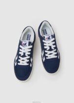 ⁦גברים 4N8XB1201 Pepe Jeans חיל הים נעלי ספורט משולבות וינטג 'קורה⁩ – תמונה ⁦2⁩