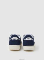 ⁦גברים 4N8XB1201 Pepe Jeans חיל הים נעלי ספורט משולבות וינטג 'קורה⁩ – תמונה ⁦4⁩