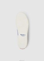⁦גברים 4N8XB1204 Pepe Jeans אִינדִיגוֹ נעלי ספורט מגופרות בדגל אלן⁩ – תמונה ⁦5⁩