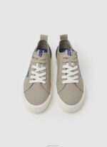 ⁦גברים 4N8XB1206 Pepe Jeans אבן שחורה נעלי ספורט מגופרות בדגל אלן⁩ – תמונה ⁦2⁩