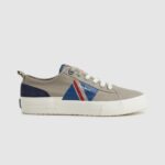 גברים 4N8XB1206 Pepe Jeans אבן שחורה נעלי ספורט מגופרות בדגל אלן