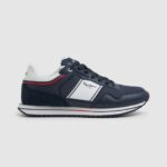 גברים 4N8XB1207 Pepe Jeans חיל הים נעלי ספורט משולבות למועדון טיולים