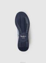 ⁦גברים 4N8XB1209 Pepe Jeans חיל הים נעלי ספורט משולבות להעברת סיור⁩ – תמונה ⁦5⁩