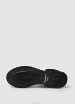 ⁦גברים 4N8XB1210 Pepe Jeans אפור נעלי ספורט משולבות להעברת סיור⁩ – תמונה ⁦5⁩