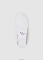 ⁦גברים 4N8XB1211 Pepe Jeans אדום כהה נעלי ספורט בסיסיות של Kenton Road⁩ – תמונה ⁦5⁩