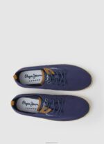 ⁦גברים 4N8XB1212 Pepe Jeans אוקיינוס נעלי ספורט קנבס בלוכר⁩ – תמונה ⁦2⁩