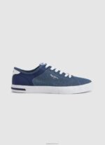 גברים 4N8XB1213 Pepe Jeans chambray נעלי ספורט בסיסיות של קנטון