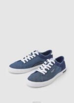 ⁦גברים 4N8XB1213 Pepe Jeans chambray נעלי ספורט בסיסיות של קנטון⁩ – תמונה ⁦3⁩