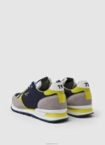 ⁦גברים 4N8XB1217 Pepe Jeans חיל הים נעלי ספורט משולבות בריט⁩ – תמונה ⁦4⁩