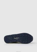 ⁦גברים 4N8XB1217 Pepe Jeans חיל הים נעלי ספורט משולבות בריט⁩ – תמונה ⁦5⁩