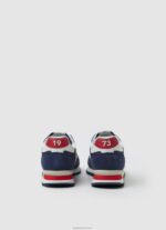 ⁦גברים 4N8XB1218 Pepe Jeans חיל הים נעלי ספורט משולבות בריט⁩ – תמונה ⁦4⁩