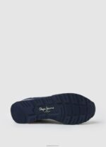 ⁦גברים 4N8XB1218 Pepe Jeans חיל הים נעלי ספורט משולבות בריט⁩ – תמונה ⁦5⁩