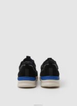 ⁦גברים 4N8XB1220 Pepe Jeans שָׁחוֹר נעלי ספורט משולבות של jay pro⁩ – תמונה ⁦4⁩