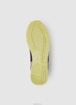 ⁦גברים 4N8XB1223 Pepe Jeans ירוק חאקי נעלי ספורט משולבות london one⁩ – תמונה ⁦5⁩