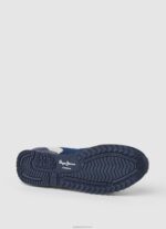 ⁦גברים 4N8XB1225 Pepe Jeans חיל הים נעלי ספורט משולבות london one⁩ – תמונה ⁦5⁩