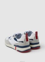 ⁦גברים 4N8XB1229 Pepe Jeans לבן מפעל נעלי ספורט משולבות london pro⁩ – תמונה ⁦4⁩