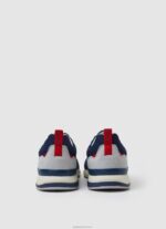 ⁦גברים 4N8XB1230 Pepe Jeans חיל הים נעלי ספורט משולבות london pro⁩ – תמונה ⁦4⁩