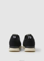 ⁦גברים 4N8XB1234 Pepe Jeans שָׁחוֹר נעלי ספורט רטרו של brit man eco⁩ – תמונה ⁦4⁩