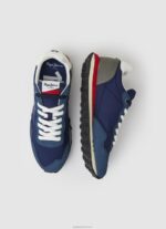 ⁦גברים 4N8XB1235 Pepe Jeans חיל הים נעלי סניקרס רטרו זכר של natch⁩ – תמונה ⁦2⁩