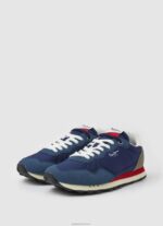 ⁦גברים 4N8XB1235 Pepe Jeans חיל הים נעלי סניקרס רטרו זכר של natch⁩ – תמונה ⁦3⁩