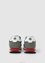 ⁦גברים 4N8XB1235 Pepe Jeans חיל הים נעלי סניקרס רטרו זכר של natch⁩ – תמונה ⁦4⁩