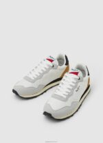 ⁦גברים 4N8XB1236 Pepe Jeans לבן נעלי סניקרס רטרו זכר של natch⁩ – תמונה ⁦3⁩