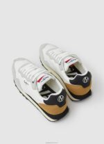 ⁦גברים 4N8XB1236 Pepe Jeans לבן נעלי סניקרס רטרו זכר של natch⁩ – תמונה ⁦4⁩