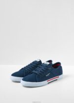 ⁦גברים 4N8XB1239 Pepe Jeans חיל הים נעלי ספורט בסיסיות של בריידי⁩ – תמונה ⁦2⁩