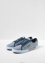 ⁦גברים 4N8XB1240 Pepe Jeans chambray נעלי ספורט בסיסיות של chambray⁩ – תמונה ⁦2⁩